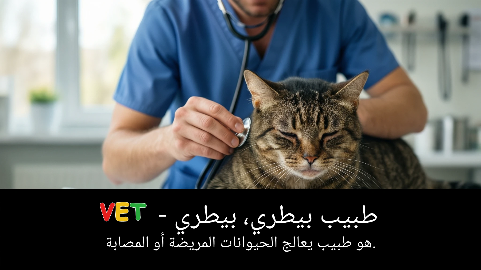 Arabic Illustration for vet